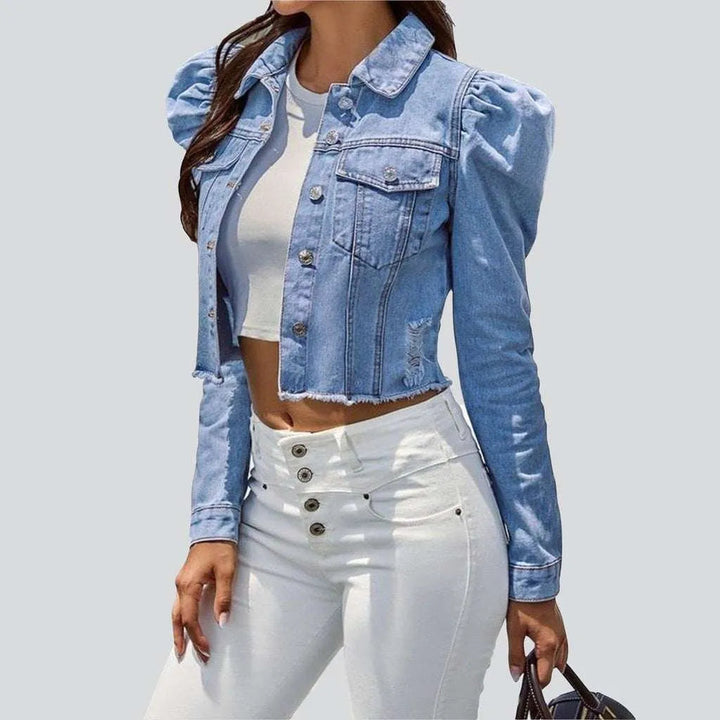 Short women's jeans jacket | Jeans4you.shop