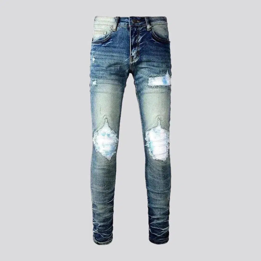Skinny men's sanded jeans | Jeans4you.shop