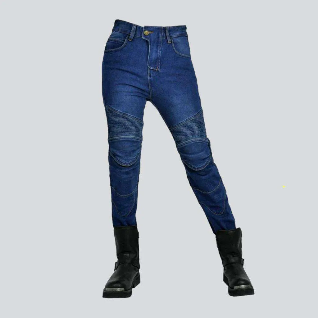 Skinny urban women's biker jeans | Jeans4you.shop