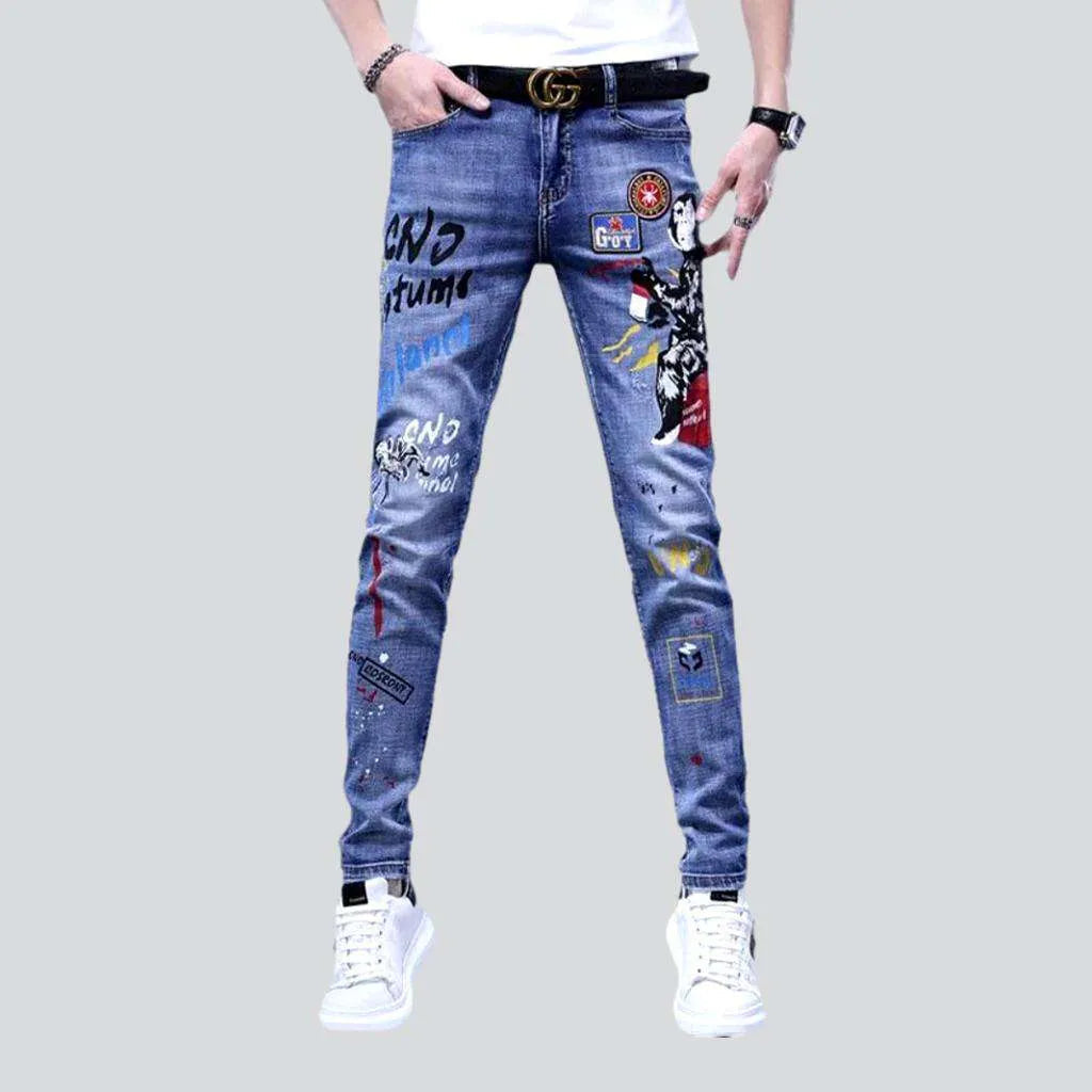Skinny whiskered jeans
 for men | Jeans4you.shop