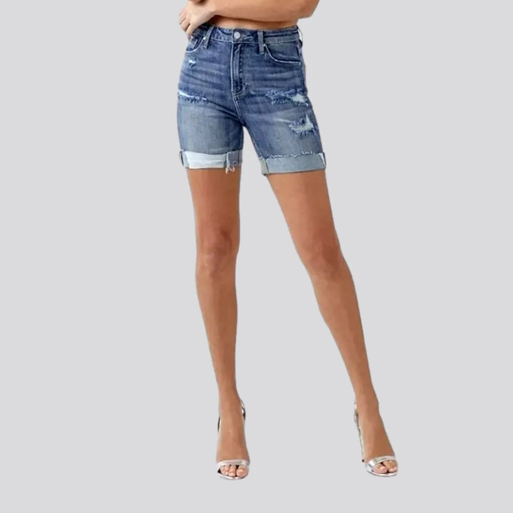 Skinny women's denim shorts | Jeans4you.shop