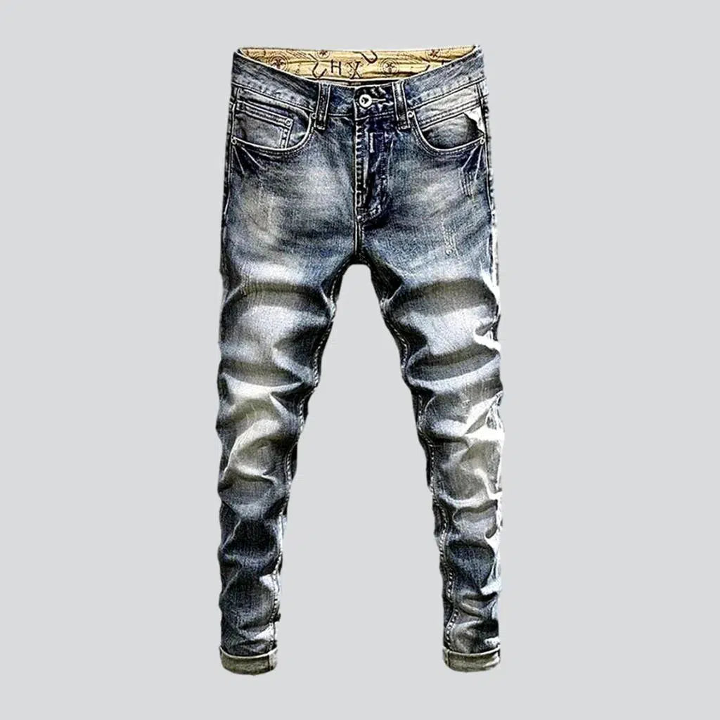 Slightly men's torn jeans | Jeans4you.shop