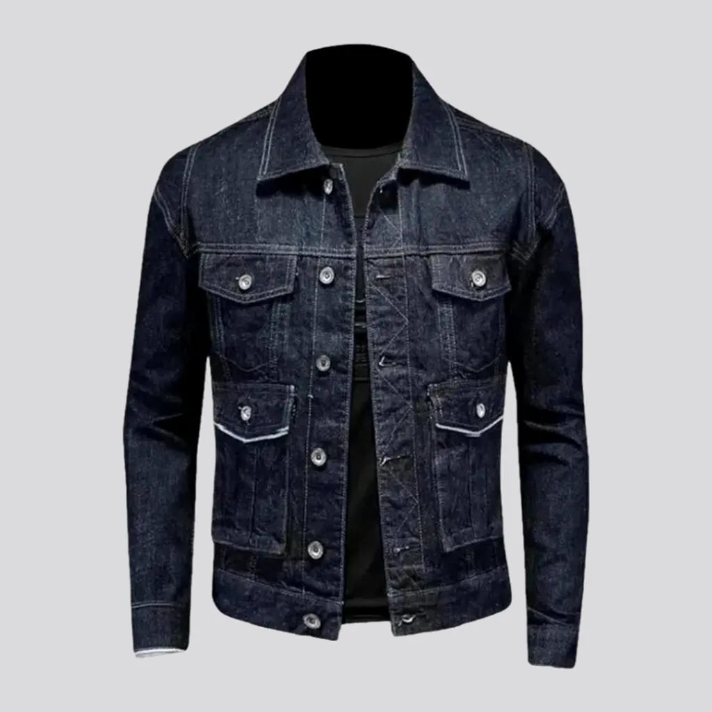 Slim denim jacket
 for men | Jeans4you.shop
