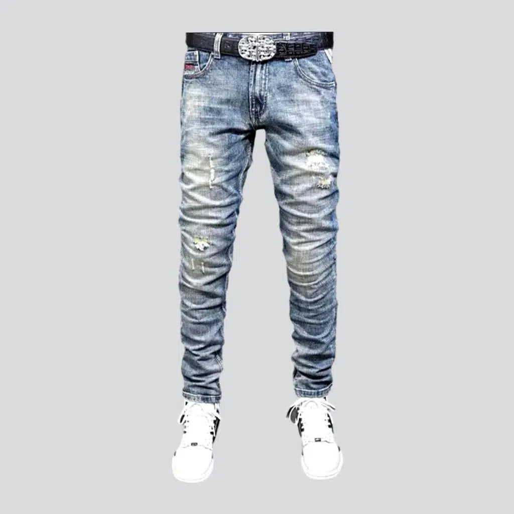 Slim men's mid-waist jeans | Jeans4you.shop