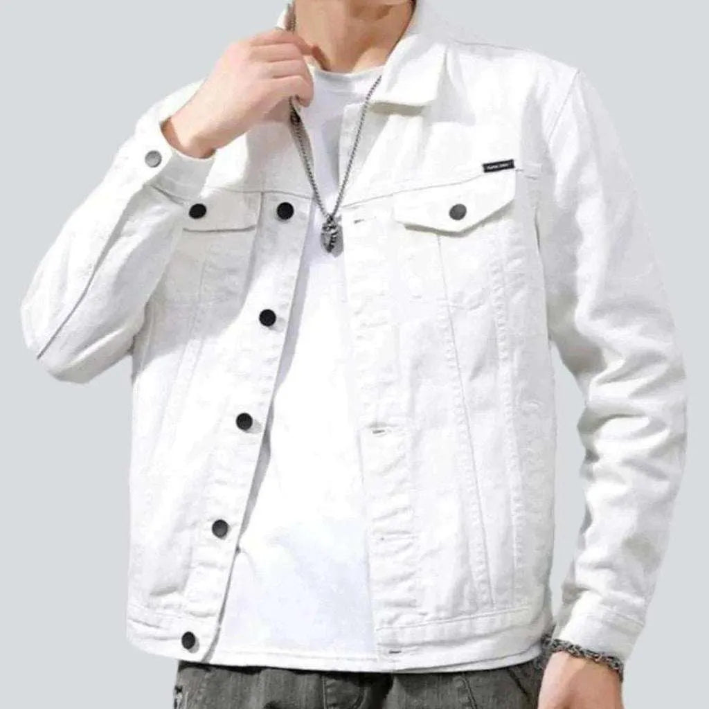 Slim non-formal denim jacket
 for men | Jeans4you.shop