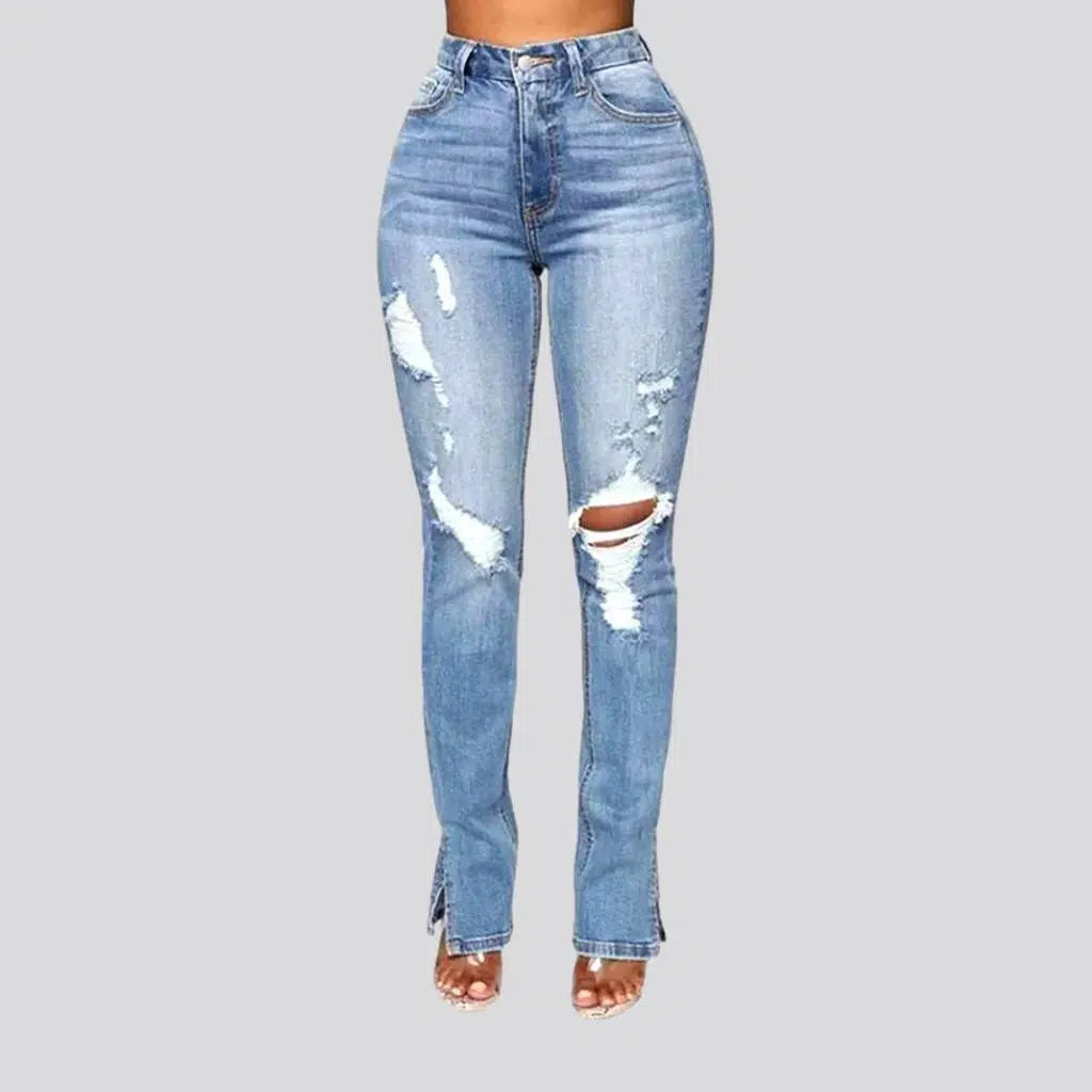 Slim women's sanded jeans | Jeans4you.shop