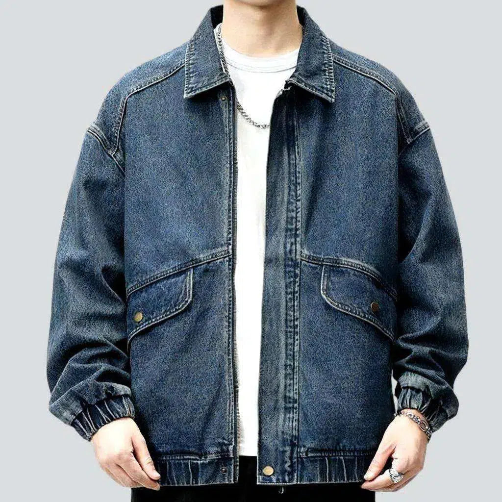 Stonewashed vintage jean jacket | Jeans4you.shop