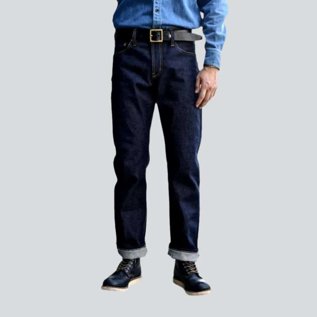 Straight 18oz men's self-edge jeans | Jeans4you.shop