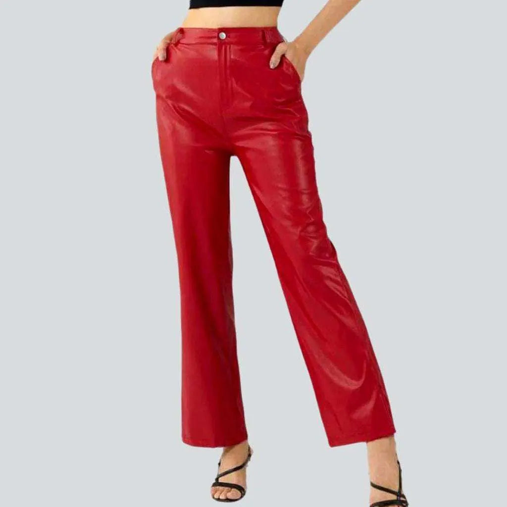 Straight color denim pants
 for women | Jeans4you.shop