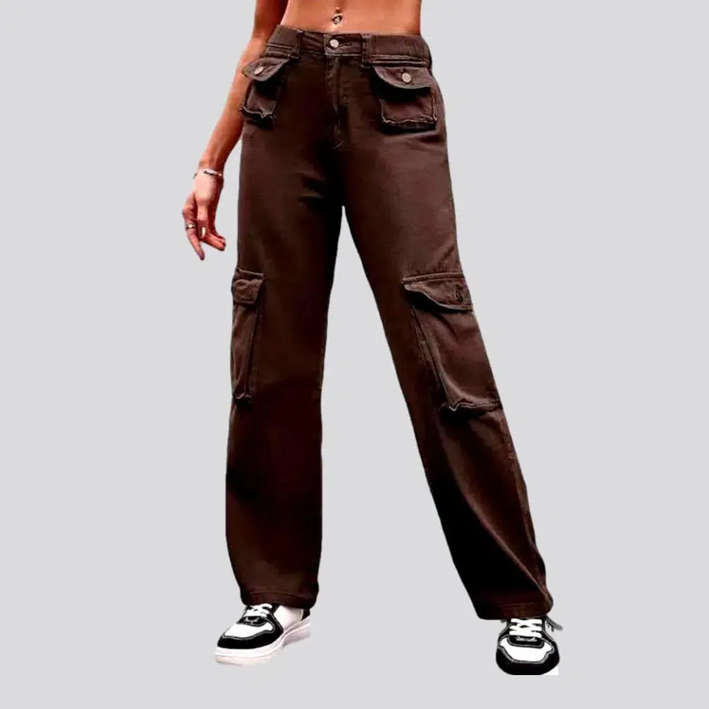 Straight color women's jean pants | Jeans4you.shop