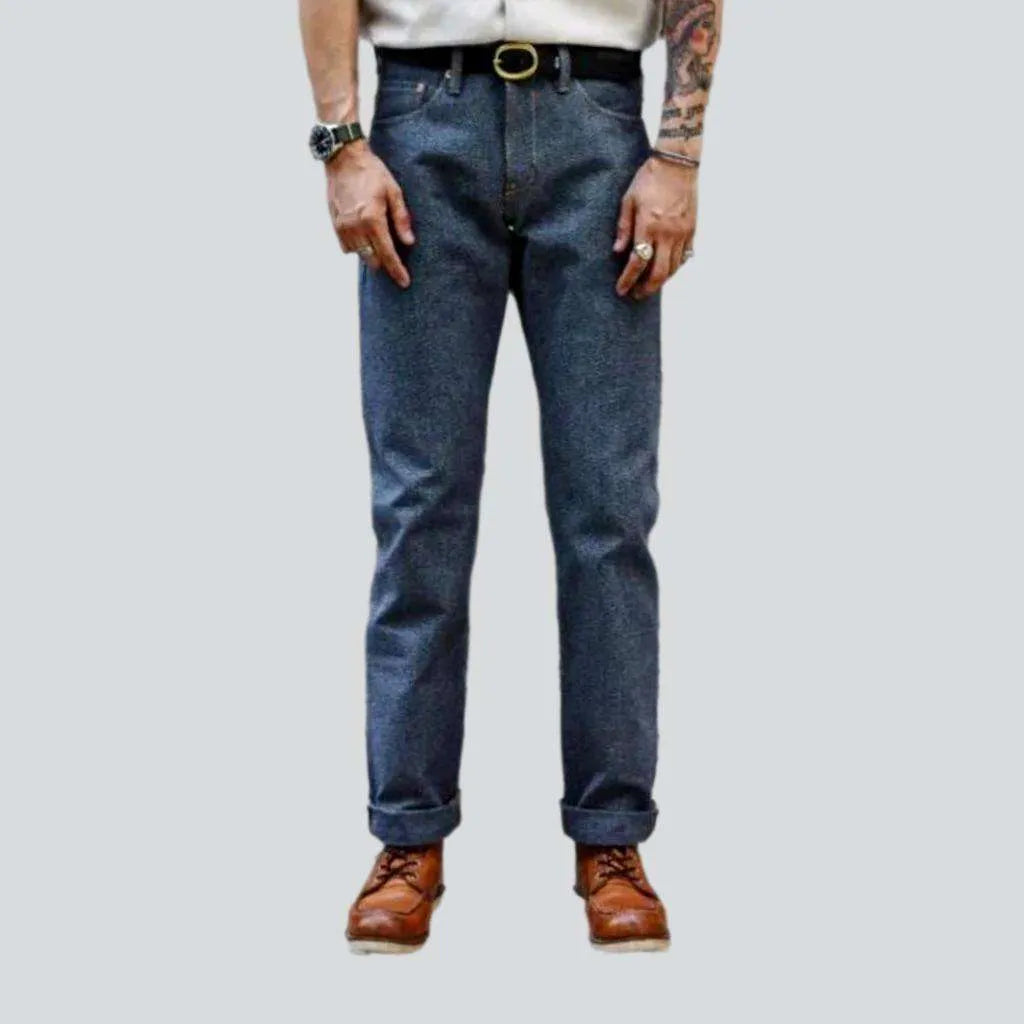 Straight high-quality men's selvedge jeans | Jeans4you.shop