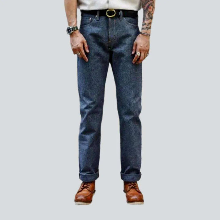 Straight high-quality men's selvedge jeans | Jeans4you.shop