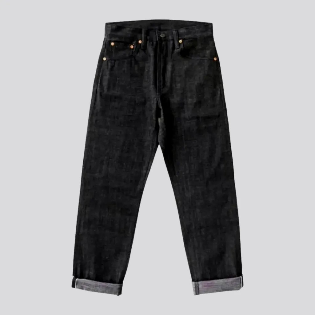 Straight men's selvedge jeans | Jeans4you.shop