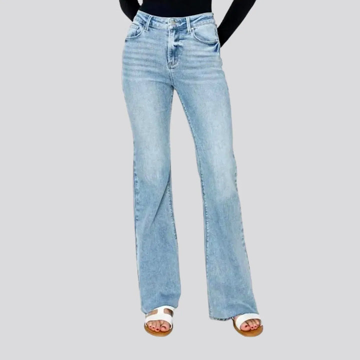 Straight whiskered jeans
 for women | Jeans4you.shop