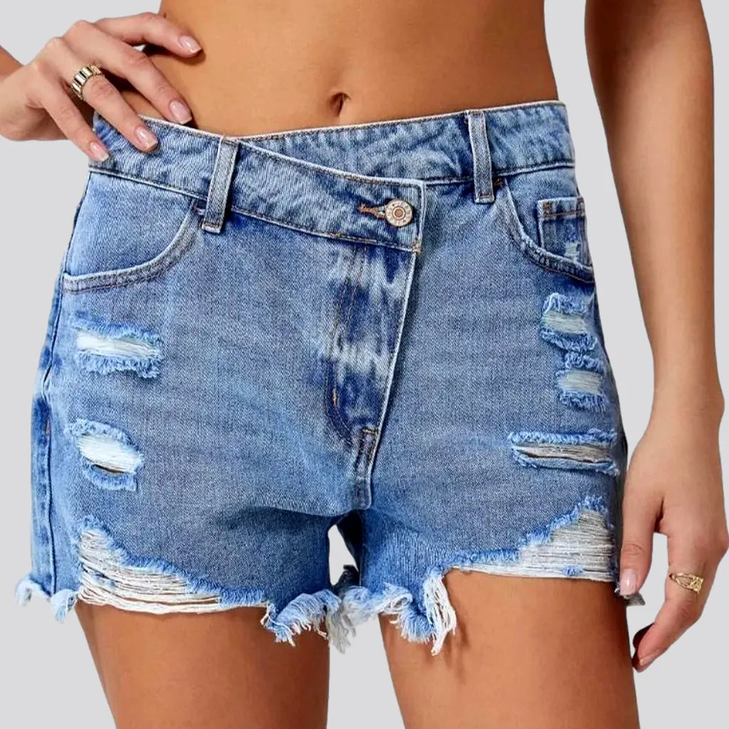 Straight women's jean shorts | Jeans4you.shop