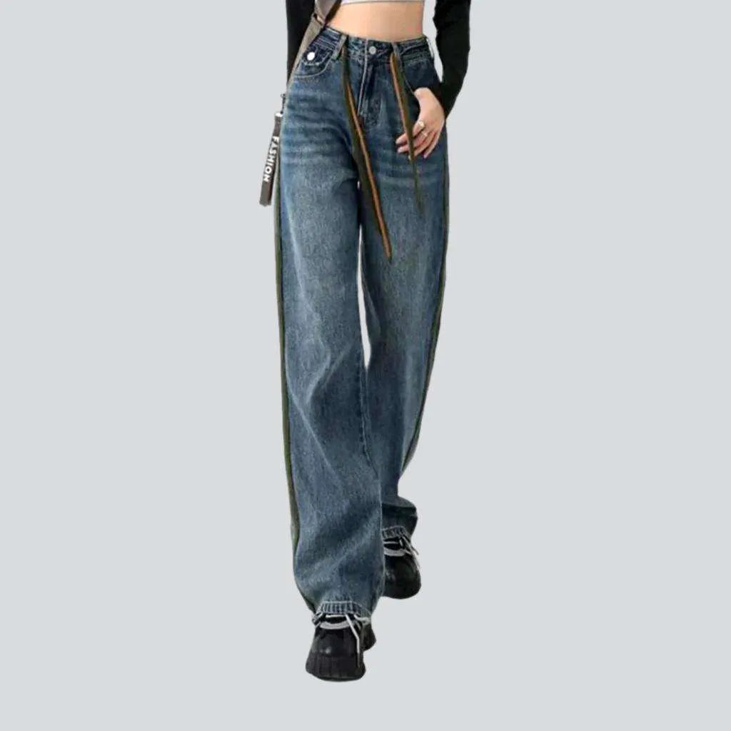 Straight zipper-button jeans | Jeans4you.shop