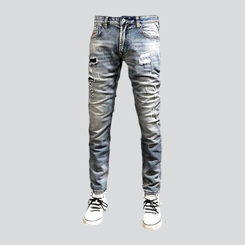 Street men's distressed jeans | Jeans4you.shop