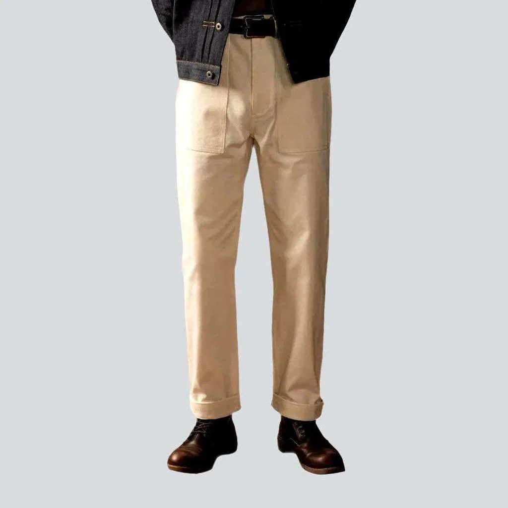 Street monochrome men's jeans pants | Jeans4you.shop