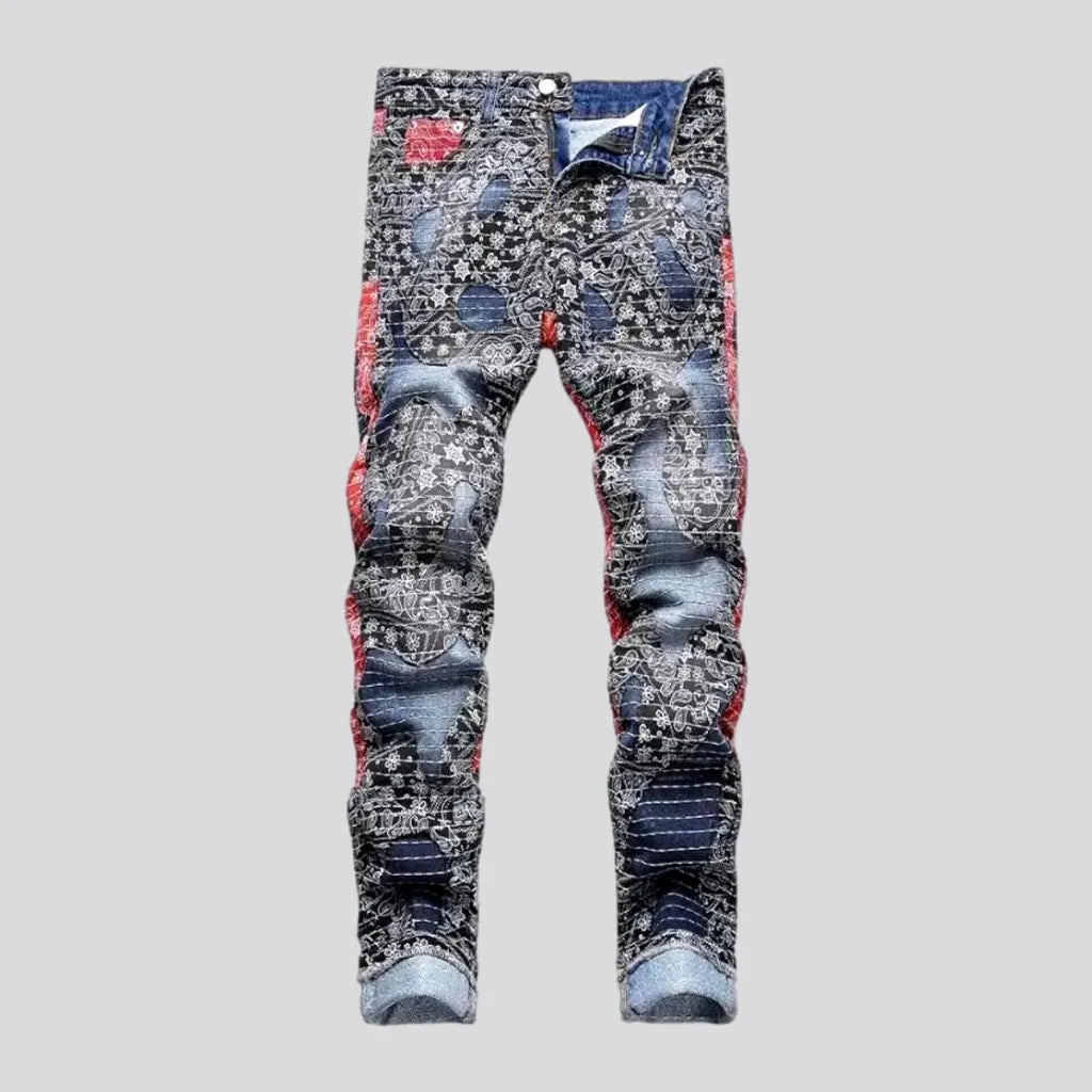 Street ornament jeans
 for men | Jeans4you.shop