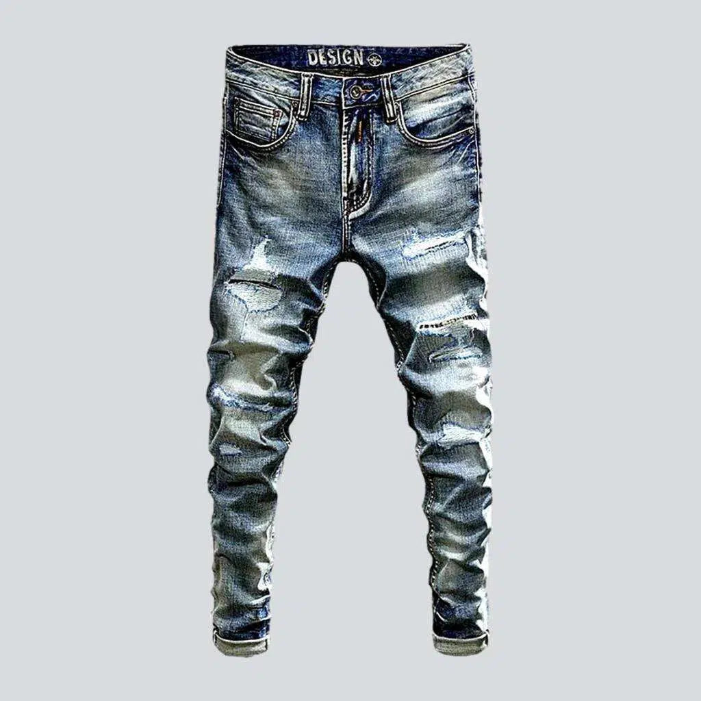 Street sanded jeans
 for men | Jeans4you.shop