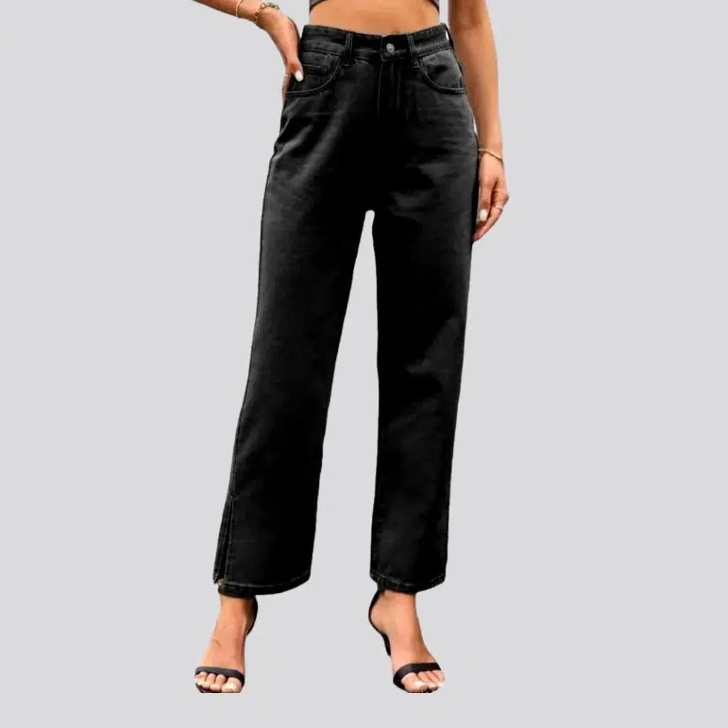 Street slit-hem jeans
 for ladies | Jeans4you.shop