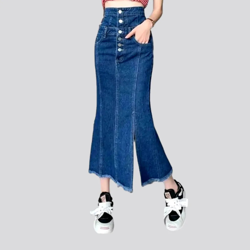 Street slit women's denim skirt | Jeans4you.shop