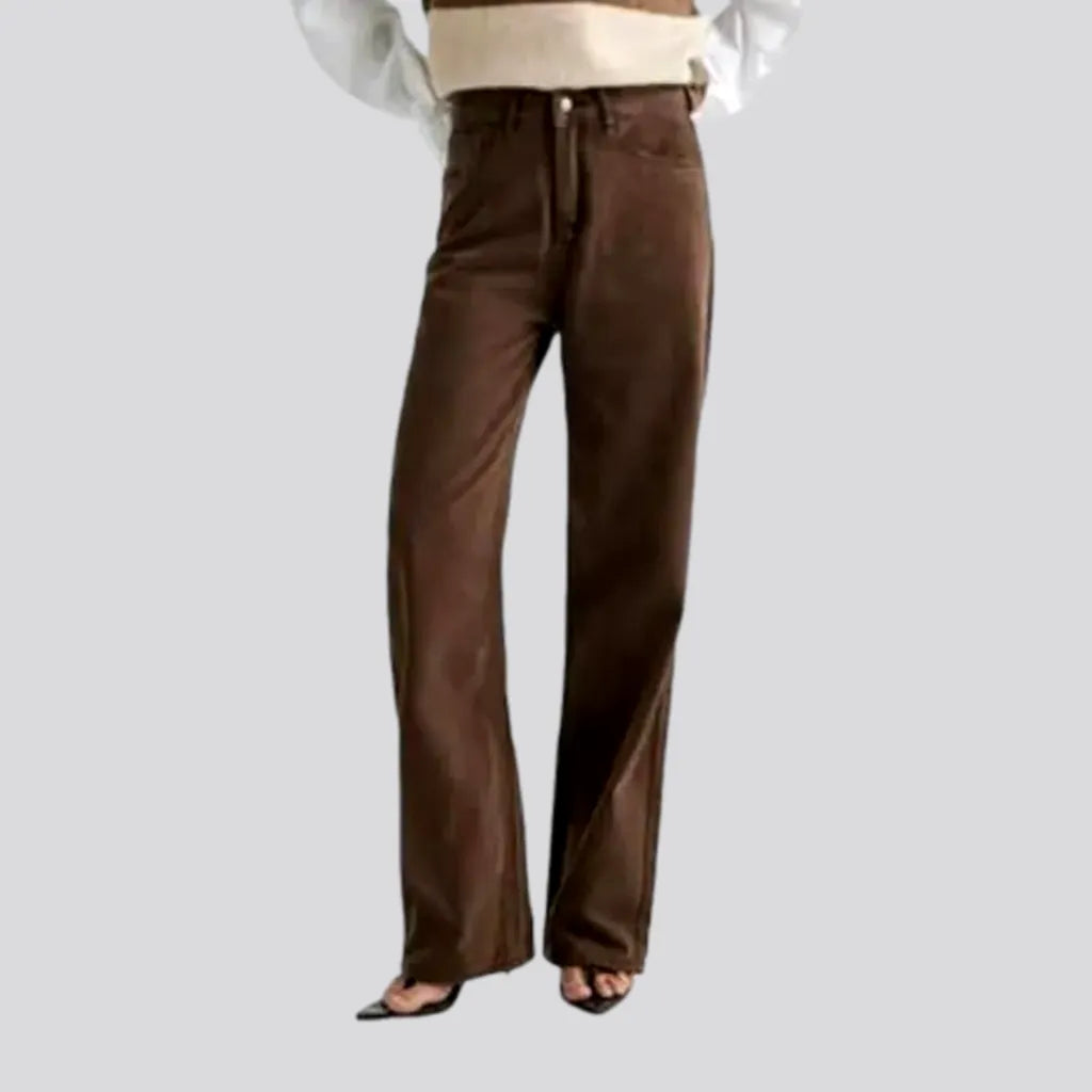 Street women's brown jeans | Jeans4you.shop