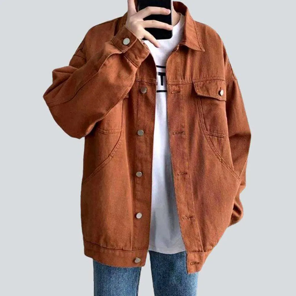 Streetwear oversized men's denim jacket | Jeans4you.shop