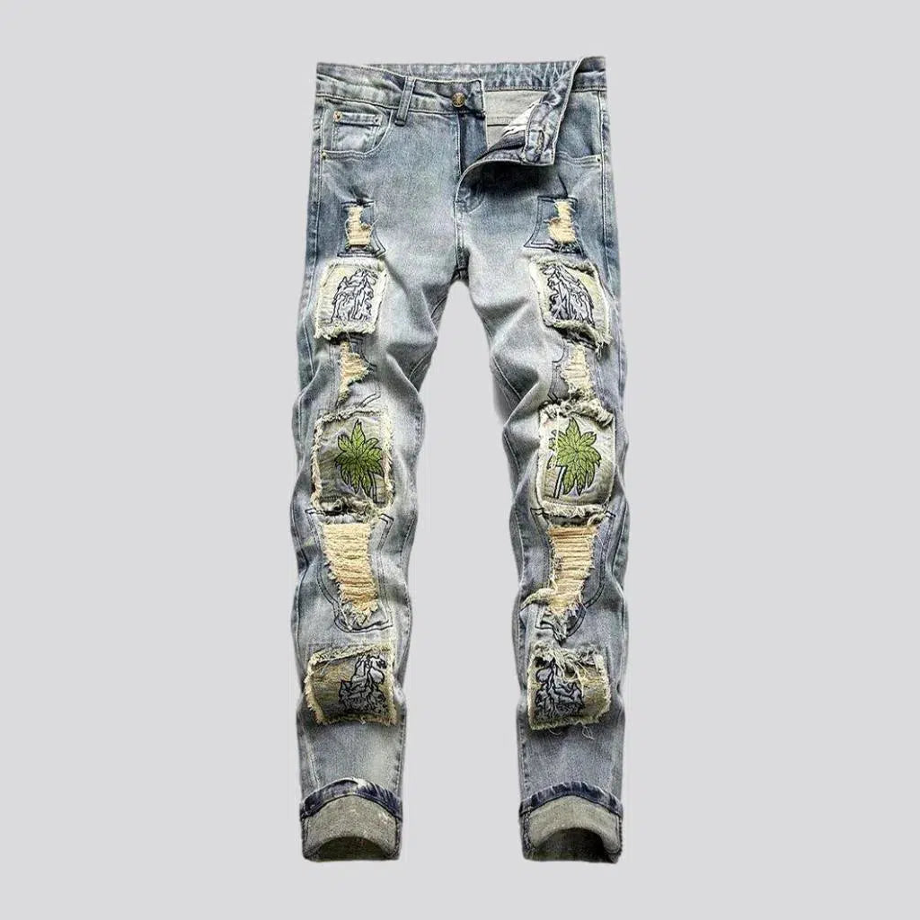 Stretchy light-wash jeans
 for men | Jeans4you.shop