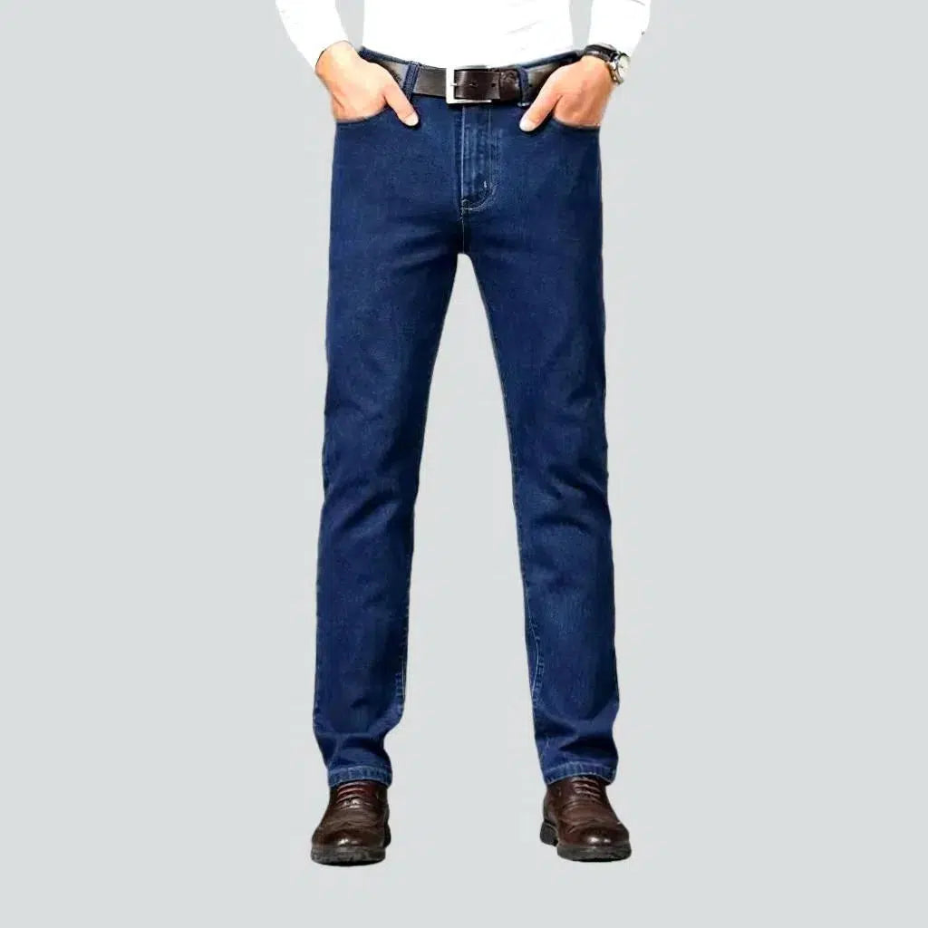 Stretchy men's fleece jeans | Jeans4you.shop