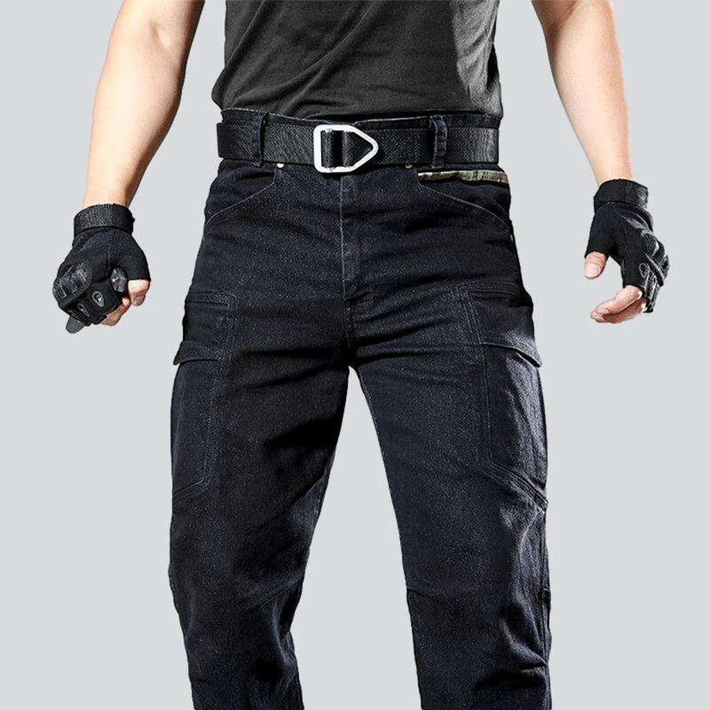 Tactical men's cargo denim pants | Jeans4you.shop