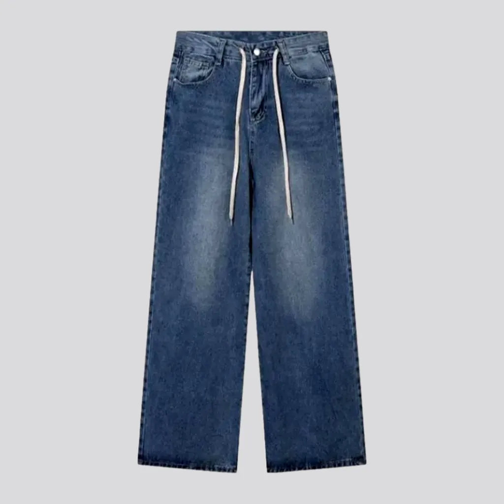 Tall-waistline street jeans | Jeans4you.shop