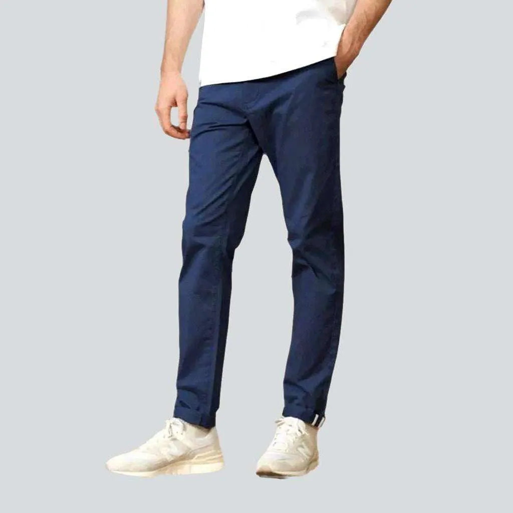 Tapered full-length men's denim pants | Jeans4you.shop