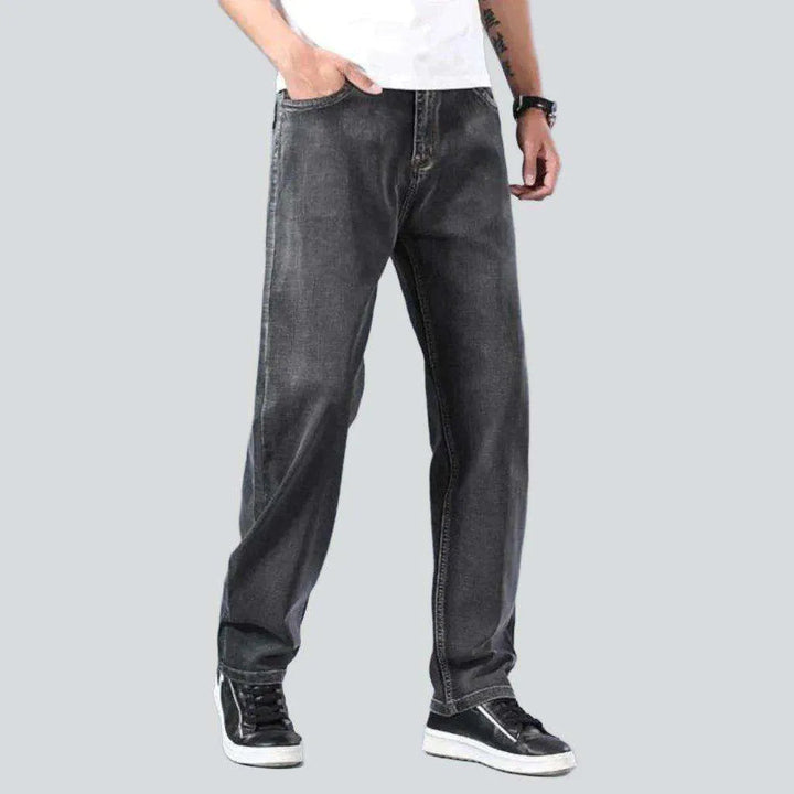 Thin stretch straight men's jeans | Jeans4you.shop