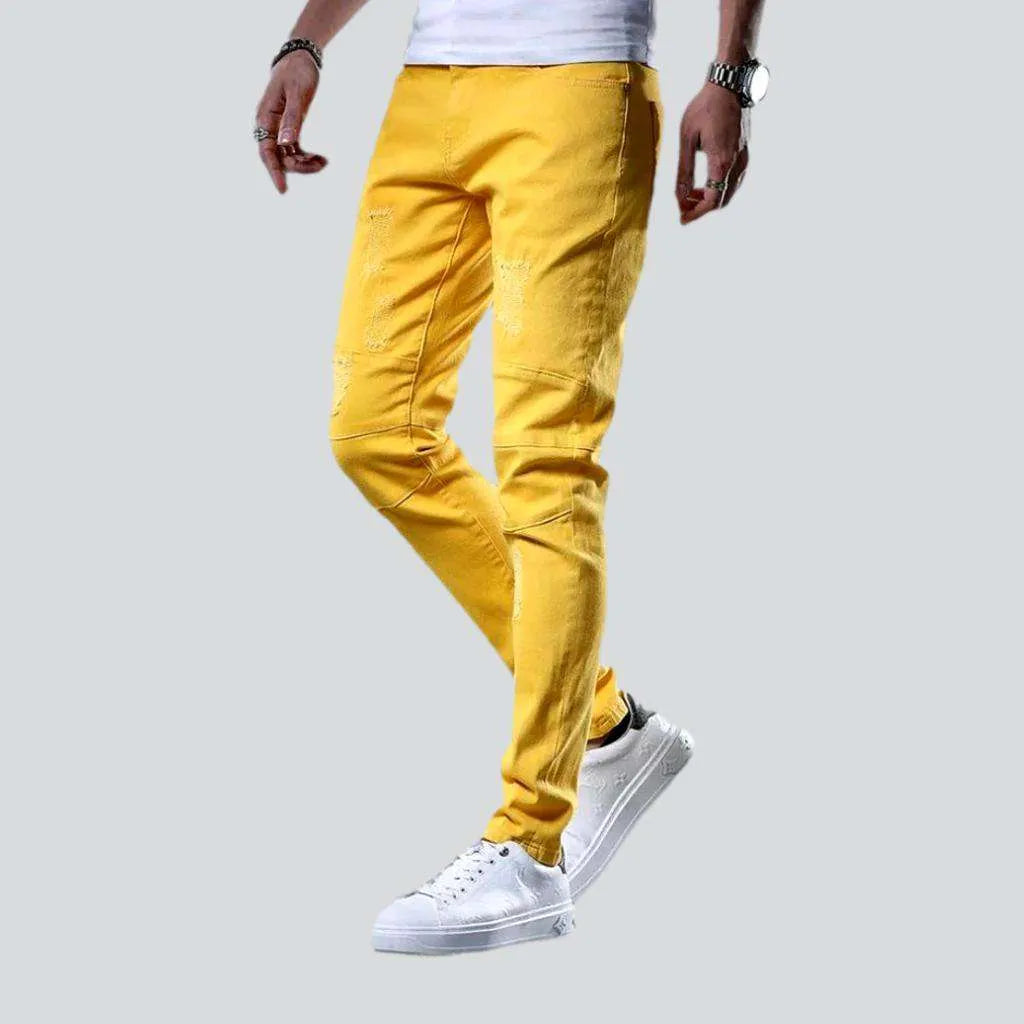 Torn-color jeans for men | Jeans4you.shop
