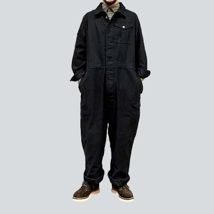 Ultra baggy men's denim overall | Jeans4you.shop