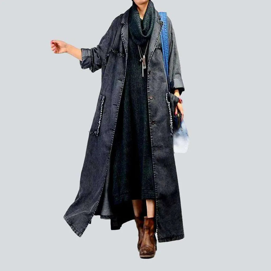 Urban style vintage denim coat | Jeans4you.shop