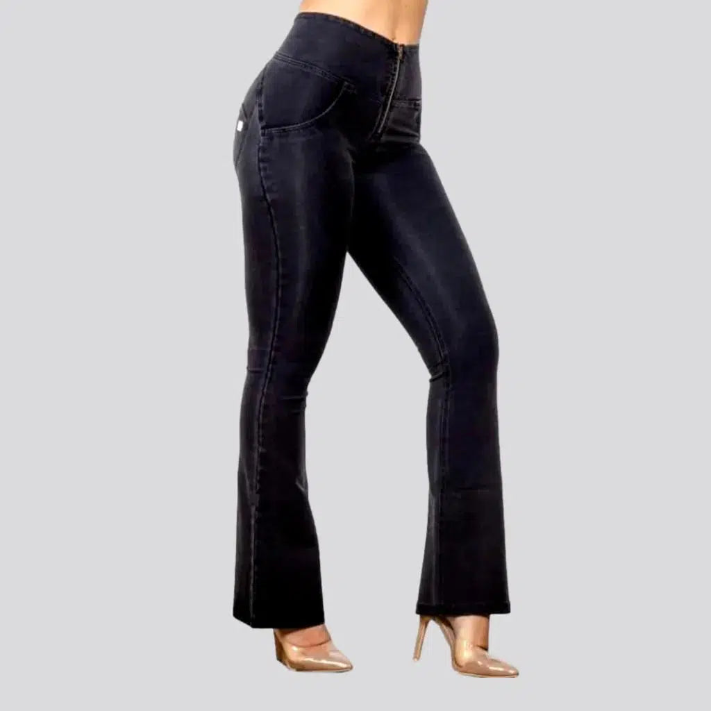 Vintage black women's denim leggings | Jeans4you.shop