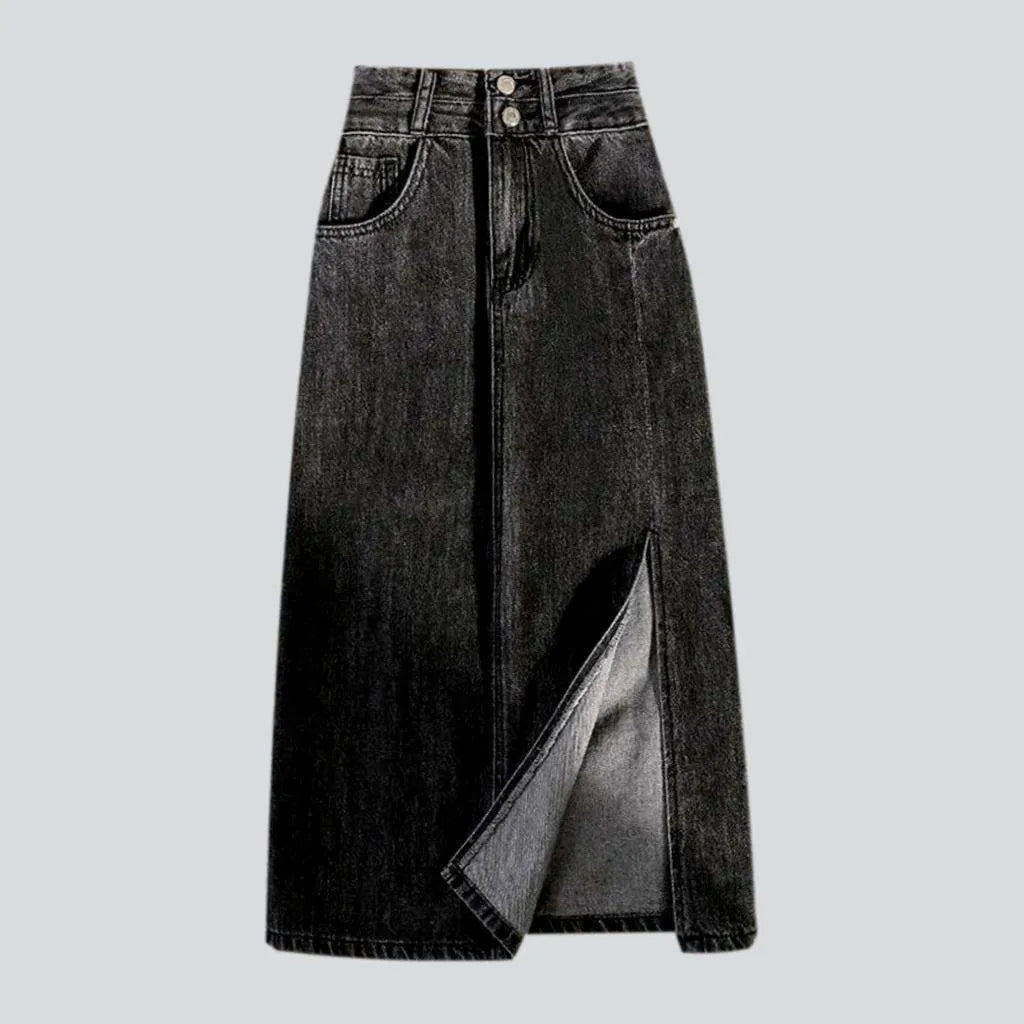 Vintage double waistband denim skirt
 for women | Jeans4you.shop
