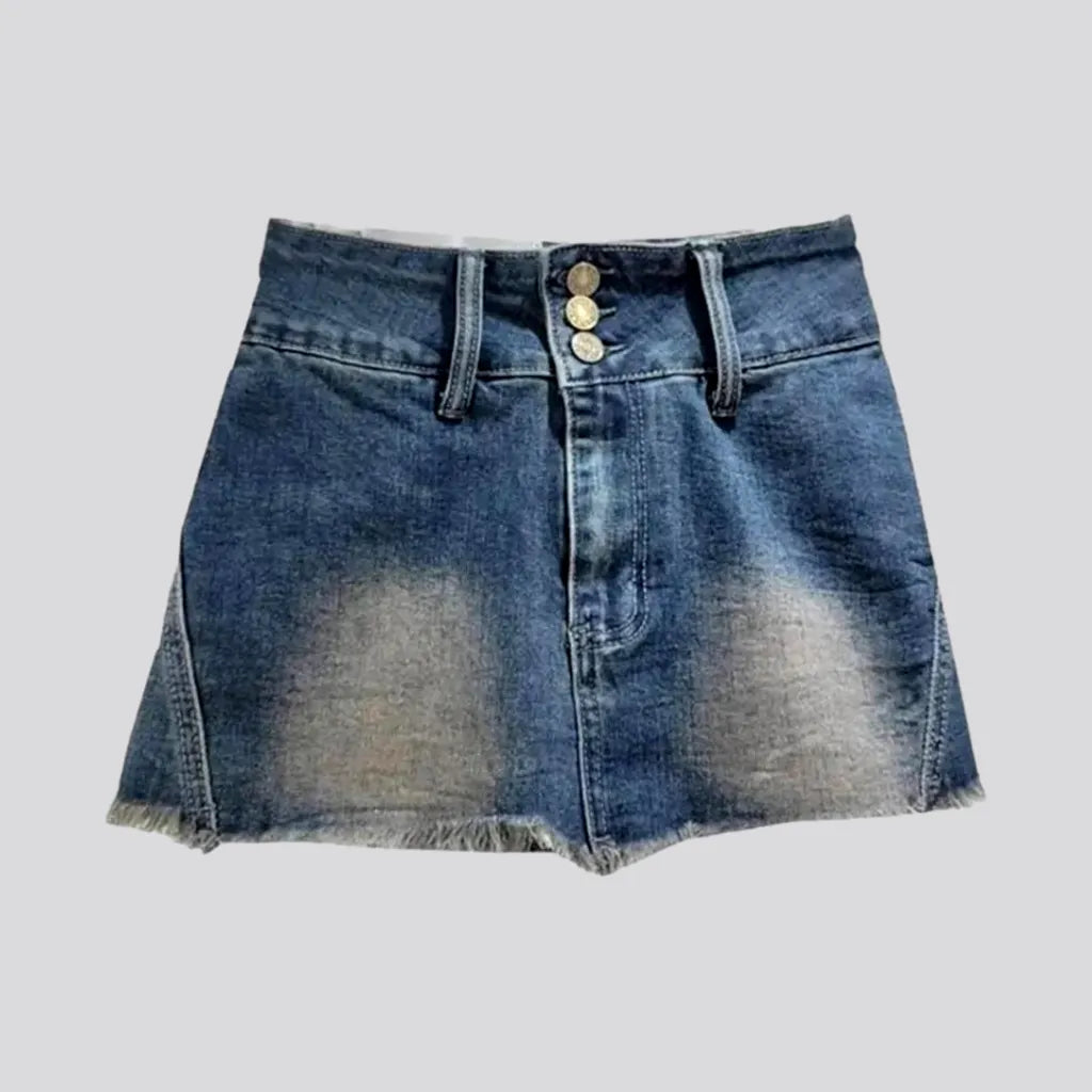 Vintage fashion jeans skort
 for ladies | Jeans4you.shop