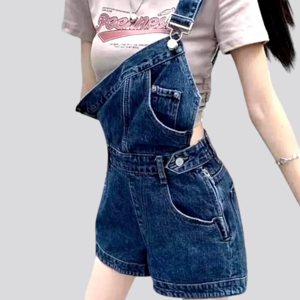 Vintage fashion women's jean romper | Jeans4you.shop