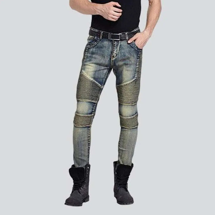 Vintage men's biker denim pants | Jeans4you.shop