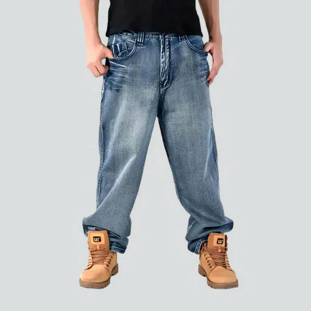 Vintage men's light-wash jeans | Jeans4you.shop