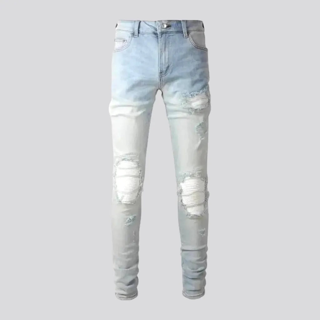 Vintage men's white-patch jeans | Jeans4you.shop