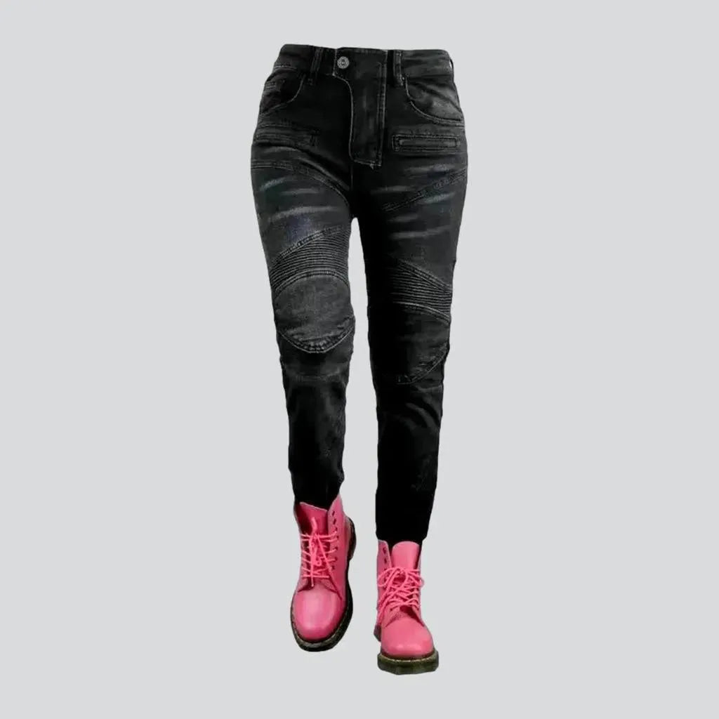 Vintage skinny moto jeans
 for women | Jeans4you.shop