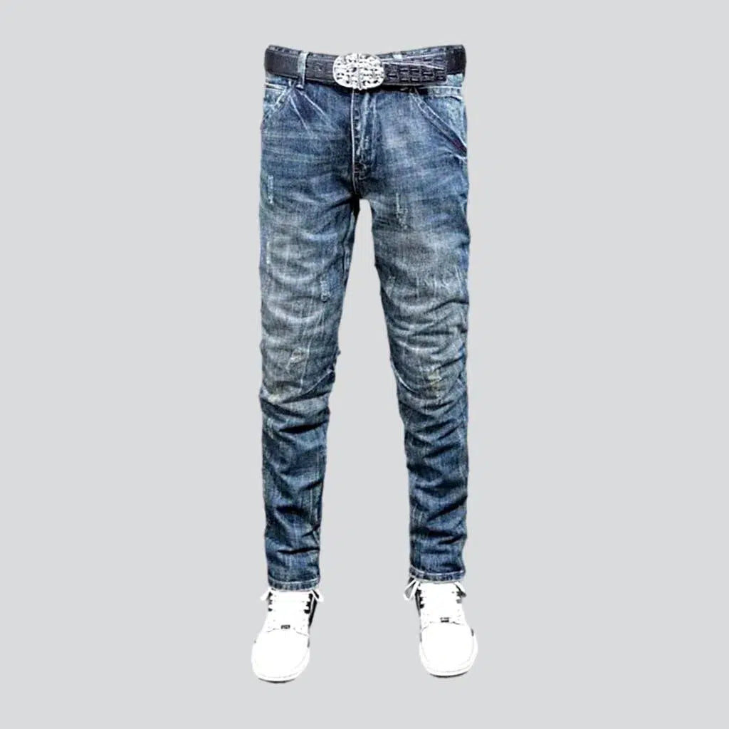 Vintage slightly men's torn jeans | Jeans4you.shop