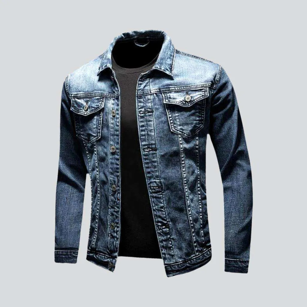 Vintage trucker men's jeans jacket | Jeans4you.shop