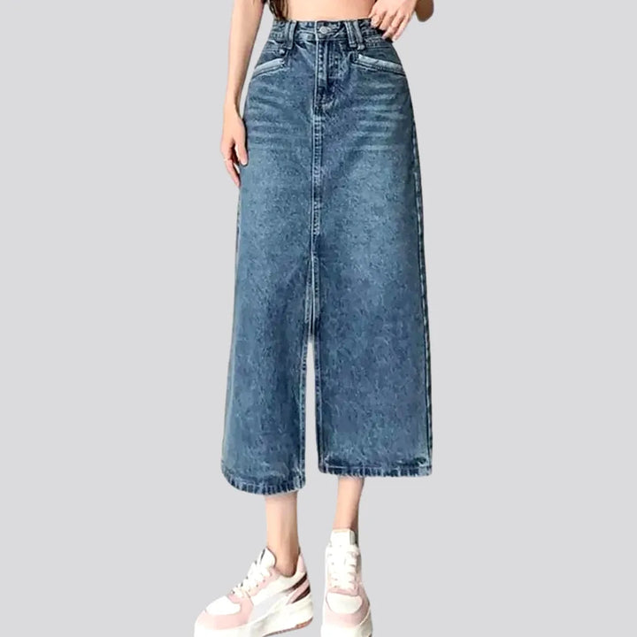 Vintage whiskered denim skirt
 for ladies | Jeans4you.shop