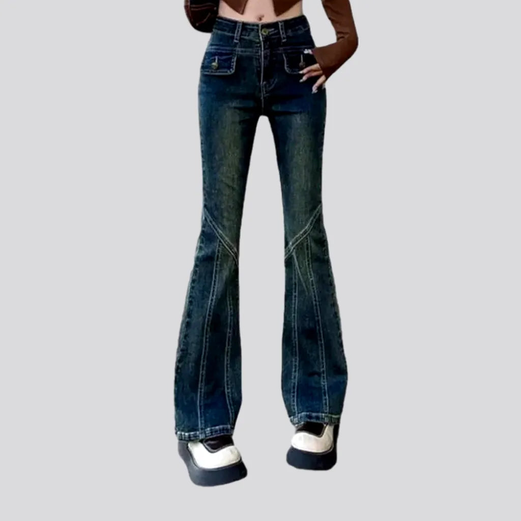 Vintage women's dark-wash jeans | Jeans4you.shop