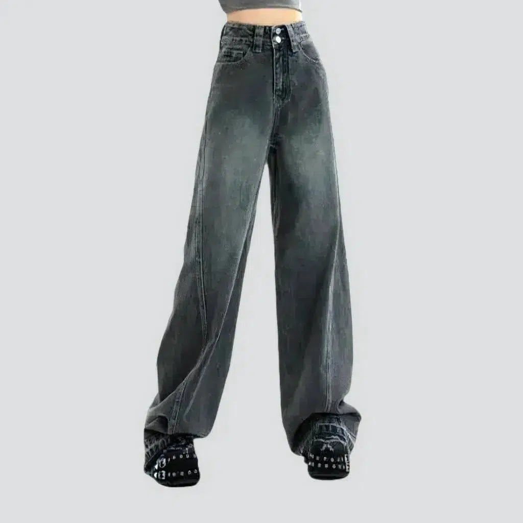 Vintage women's grey jeans | Jeans4you.shop